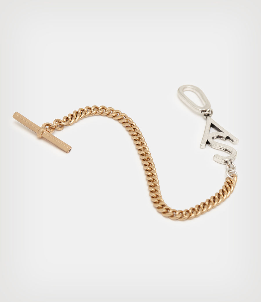 Women's Lila AS Toggle Bracelet (warm_brass_silver) - Image 3