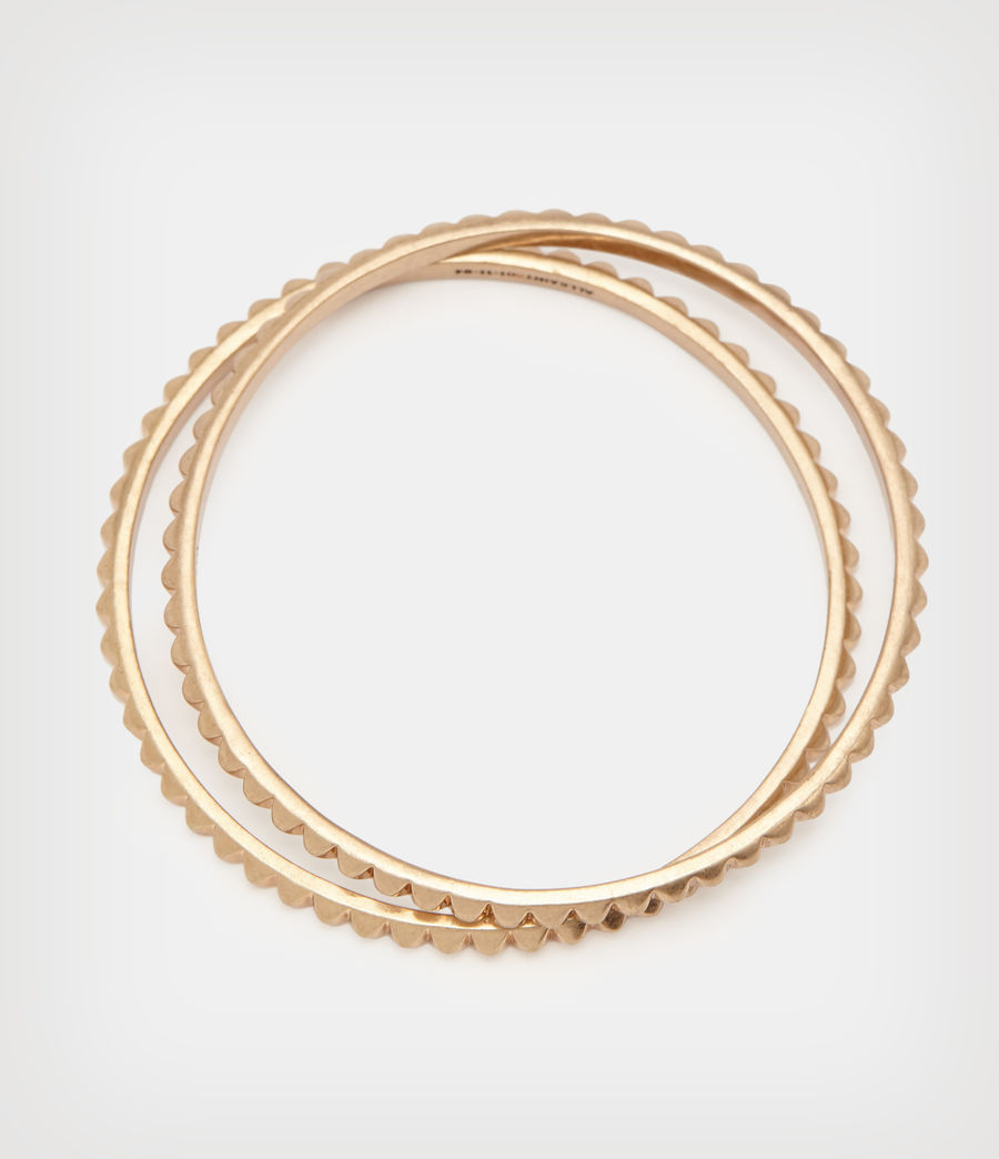 Womens Miri Bangle Bracelet Set (warm_brass) - Image 1