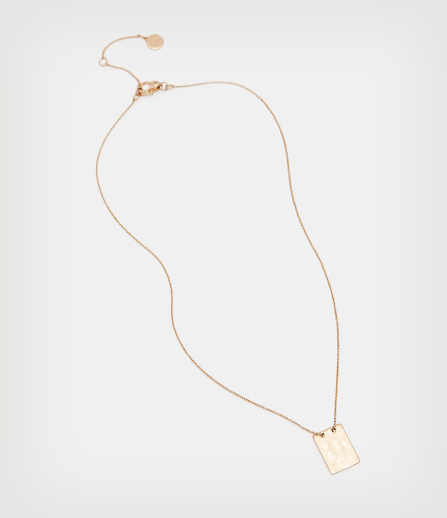 Women's Etta ID Necklace (warm_brass) - Image 3