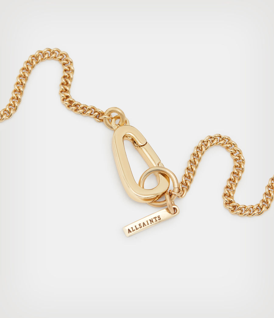 Women's Koda Lip Gold Vermeil Necklace (gold) - Image 5