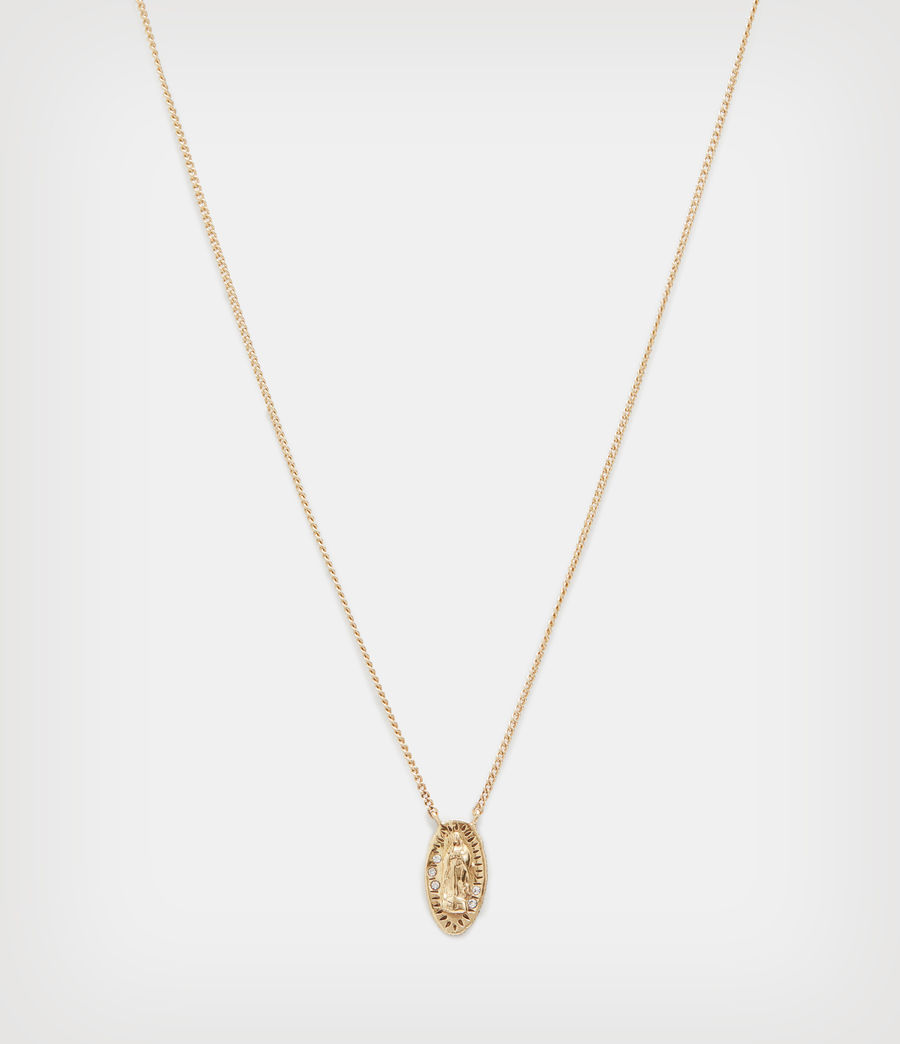 Women's Saint Gold Vermeil Pendant Necklace (gold) - Image 3