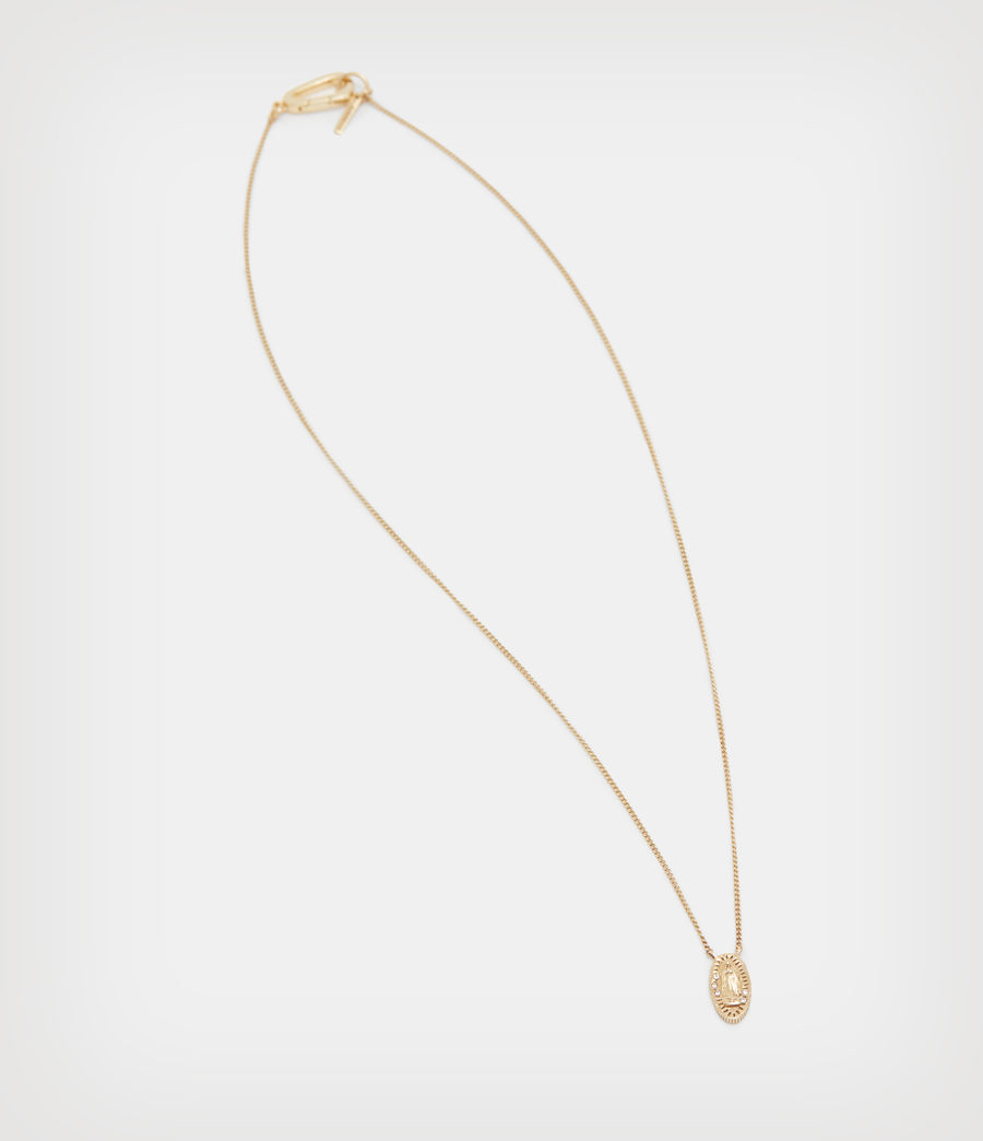Women's Saint Gold Vermeil Pendant Necklace (gold) - Image 4