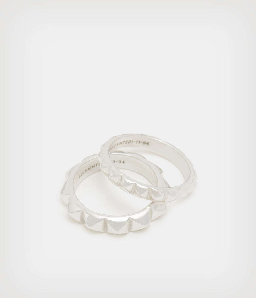 Femmes Miri Sterling Silver Ring Set (silver) - Image 1