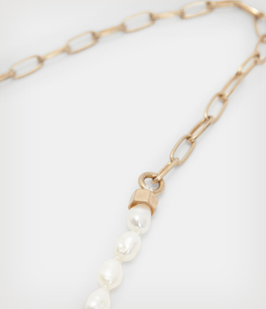 Womens Bria Toggle Necklace (pearl_warm_brass) - Image 5