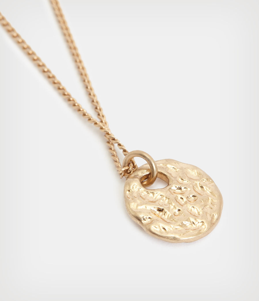 Women's Macy Mini Pendant Necklace (warm_brass) - Image 1