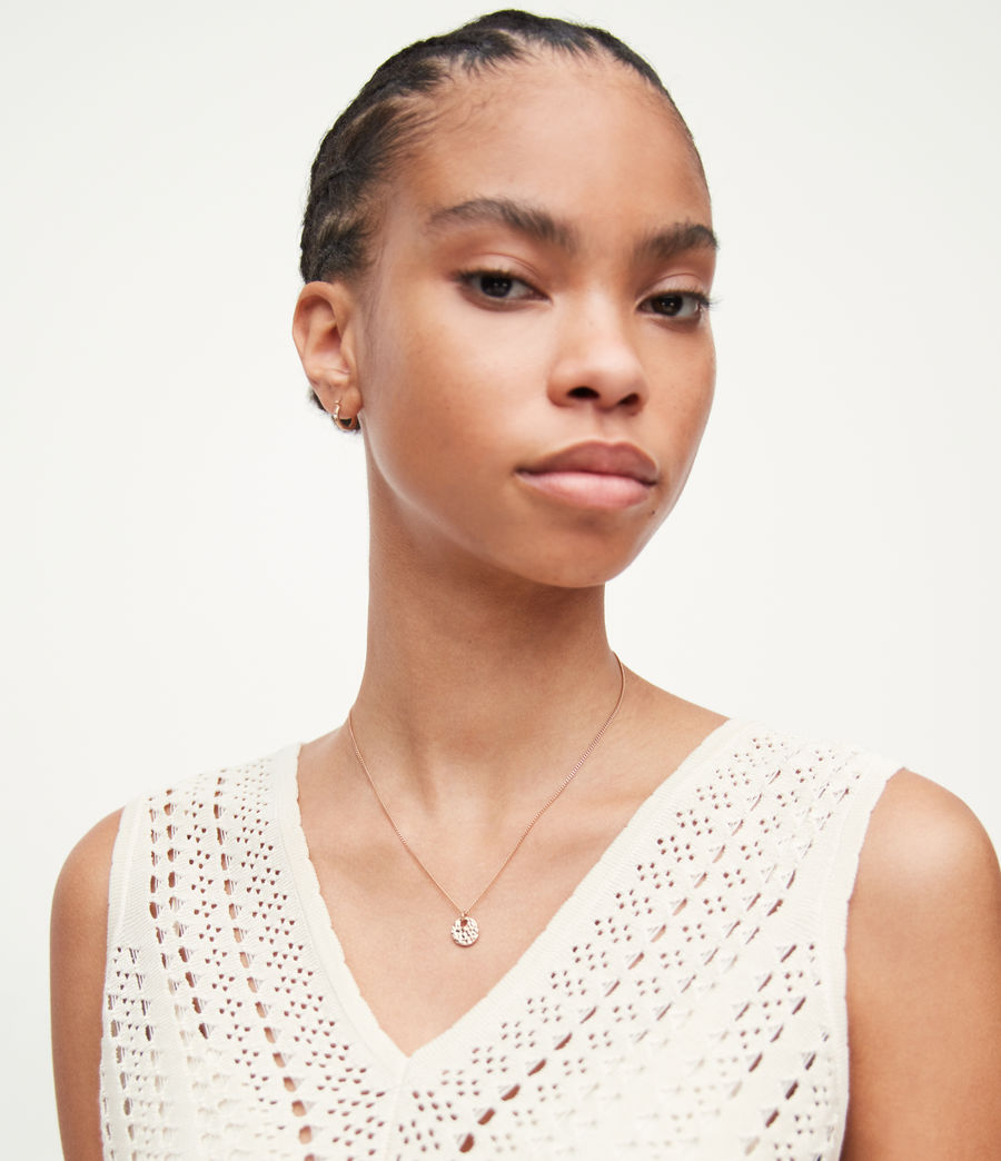 Damen Macy Mini Pendant Necklace (warm_brass) - Image 2