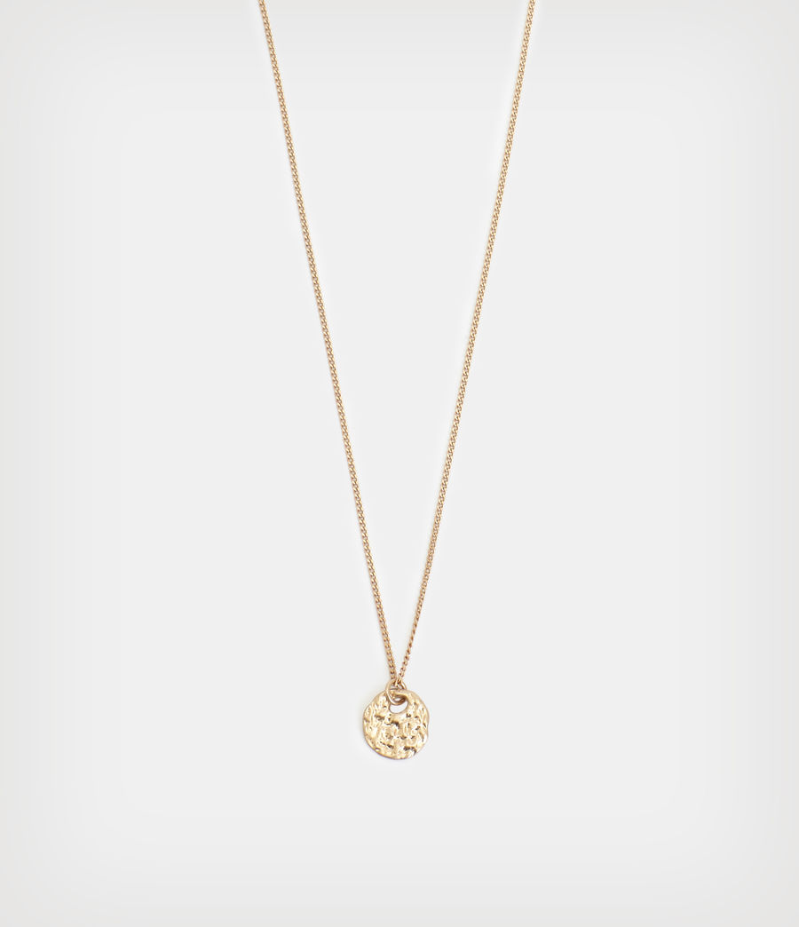 Womens Macy Mini Pendant Necklace (warm_brass) - Image 3