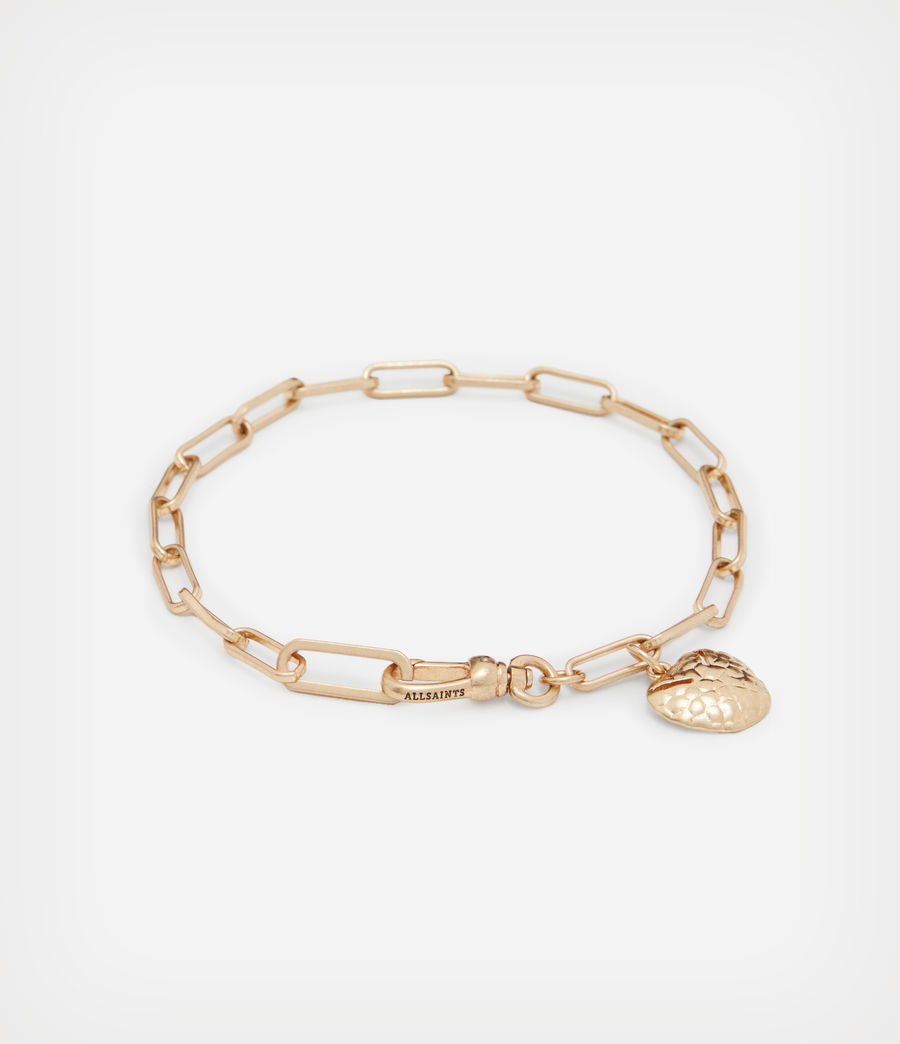 Women's Pansy Charm Bracelet (warm_brass) - Image 1