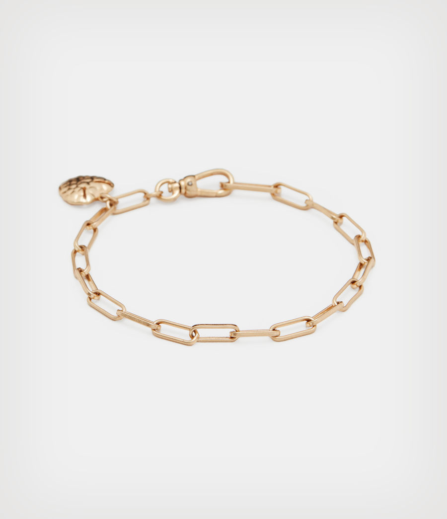 Damen Pansy Charm Bracelet (warm_brass) - Image 4