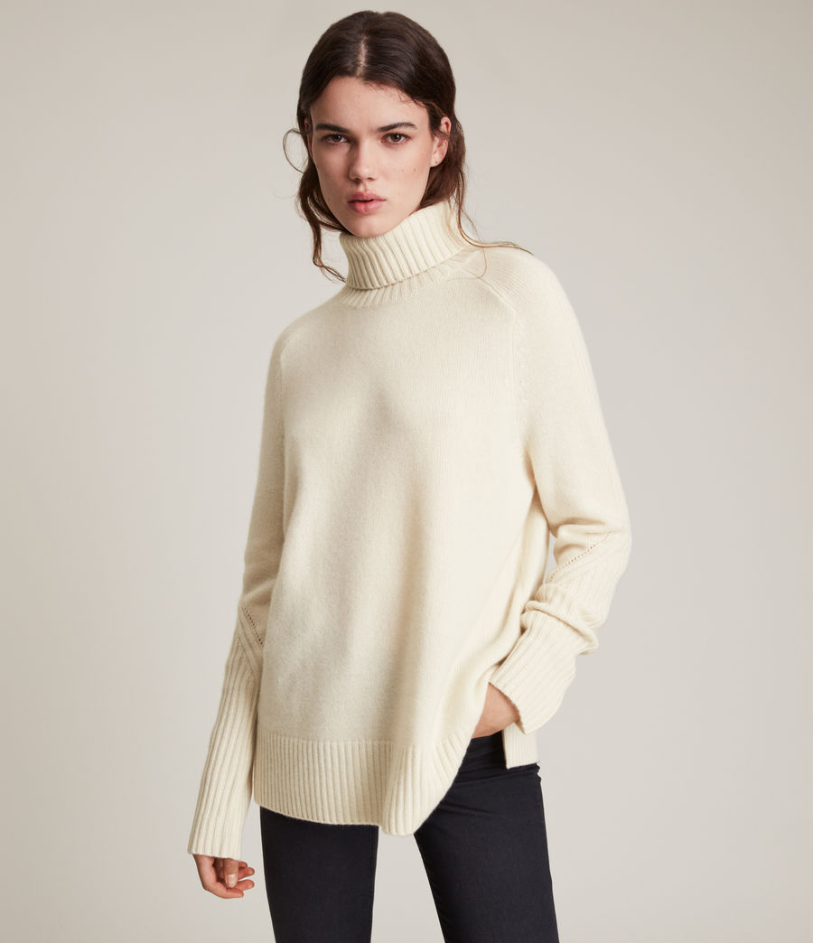 cashmere roll neck jumper