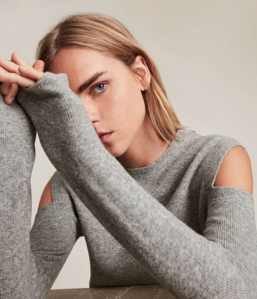 Womens Elion Sweater (grey_marl) - Image 2