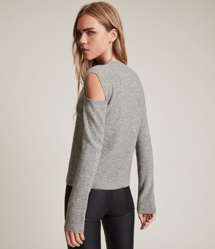 Womens Elion Sweater (grey_marl) - Image 4