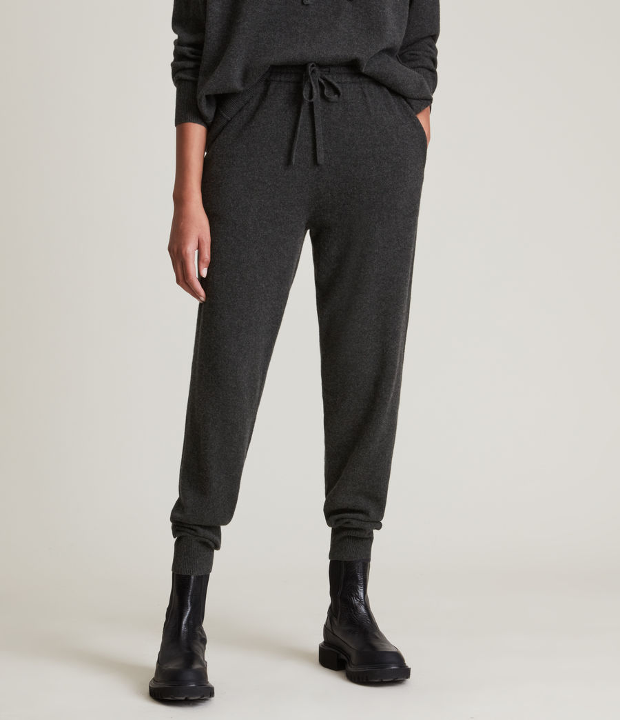 Women's Olly Cashmere Slim Joggers (cinder_grey_marl) - Image 2
