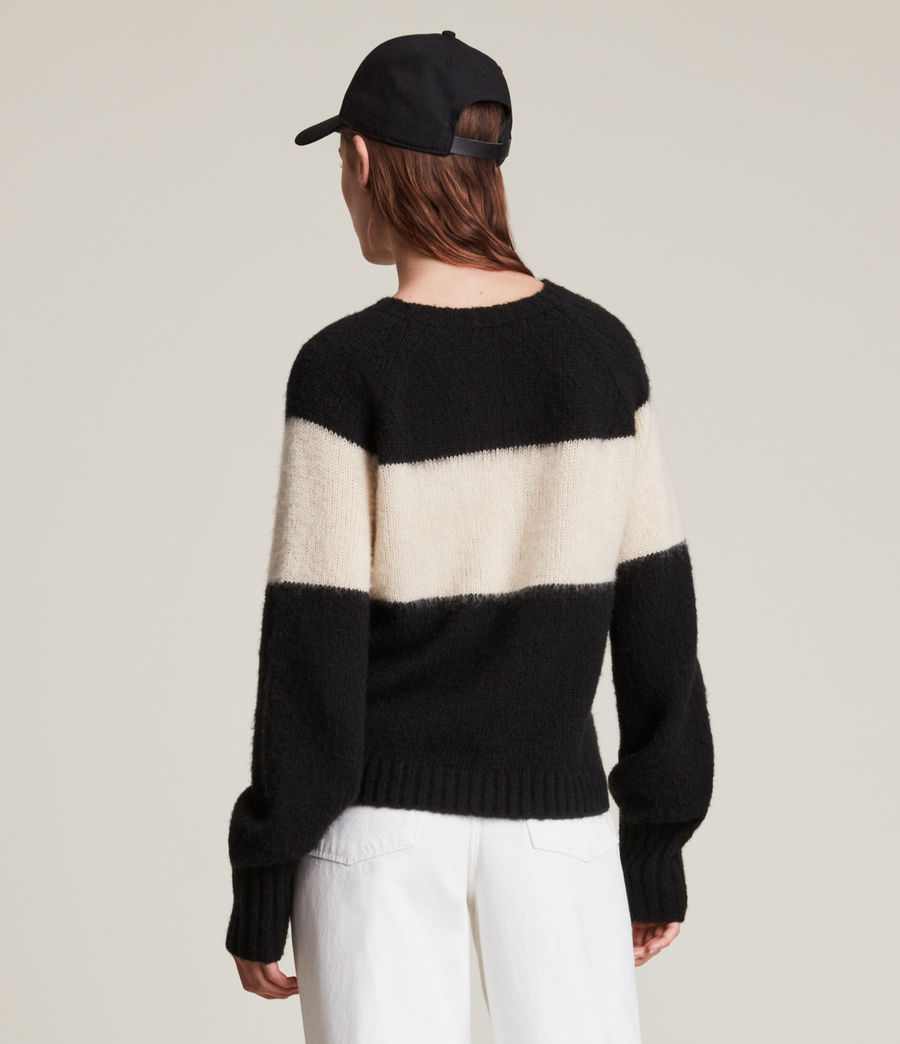 Womens Lou Uno Sweater (black_mallow_pink) - Image 4