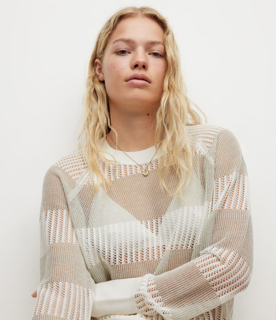 Womens Misha Lou Sweater (white_sparkle) - Image 8