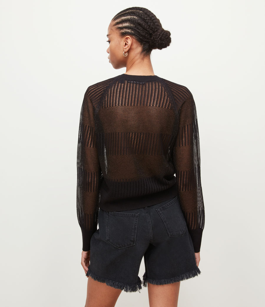 Womens Misha Lou Sweater (black_sparkle) - Image 6
