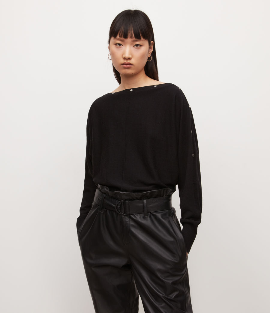 Womens Eli Sweater (black) - Image 1