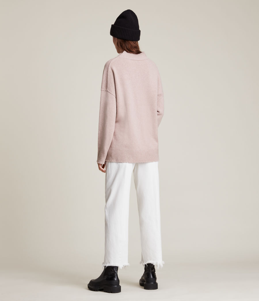 Womens Jax Cashmere Sweater (pashmina_pink) - Image 5