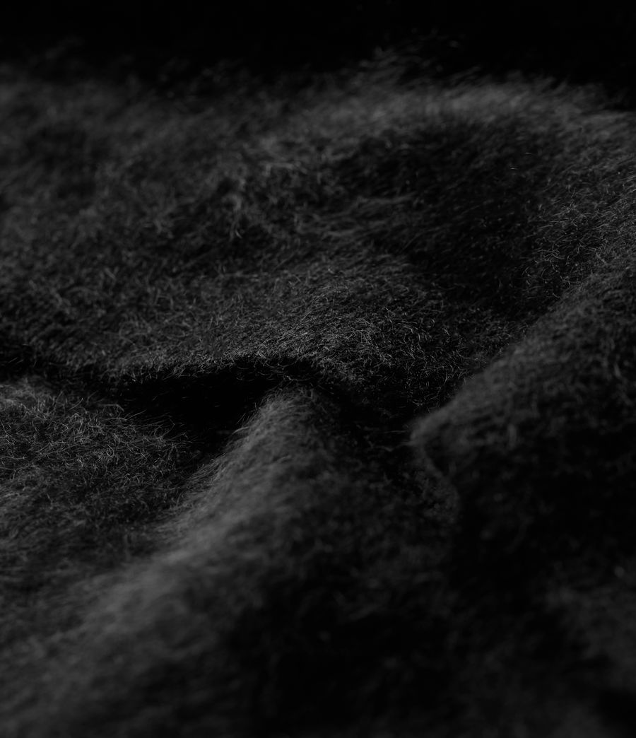 Womens Chrissy Cashmere Sweater (black) - Image 3