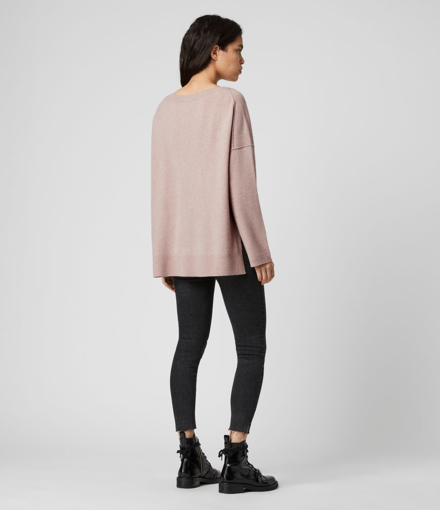 m and s pink cashmere jumper