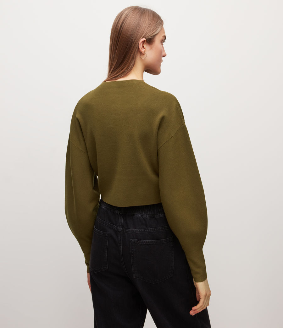 Womens Dimia Sweater (kukichi_green) - Image 4