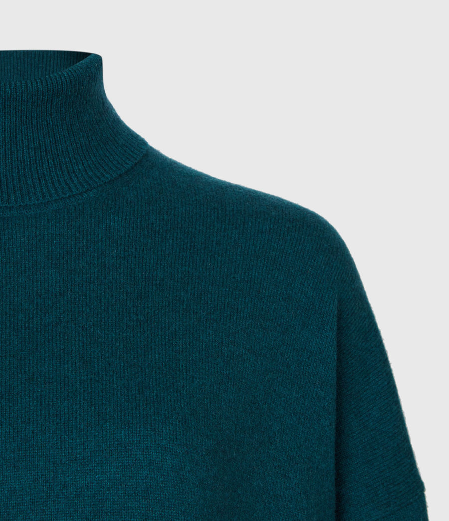 bottle green cashmere jumper