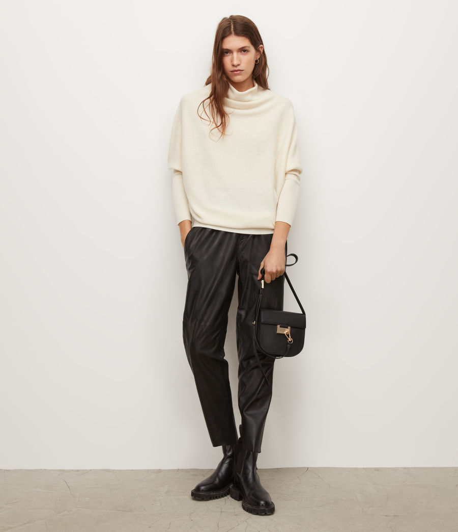 Womens Ridley Wool-Cashmere Blend Sweater (chalk_white) - Image 3