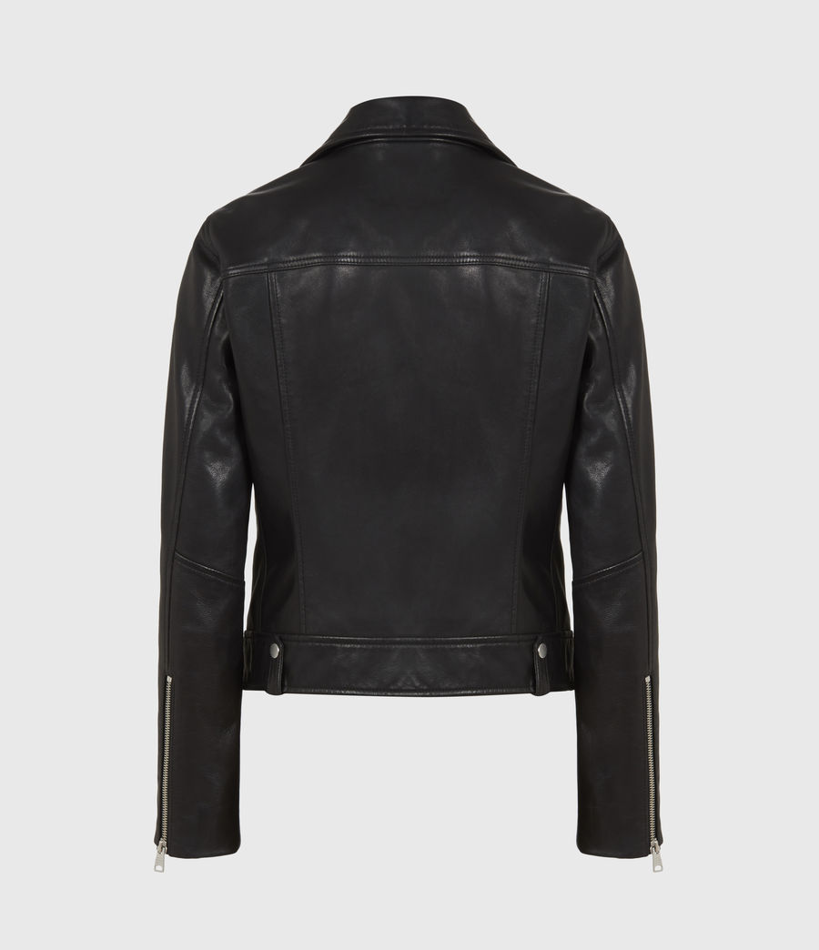 ALLSAINTS UK: Womens Neko Leather Biker Jacket (black)