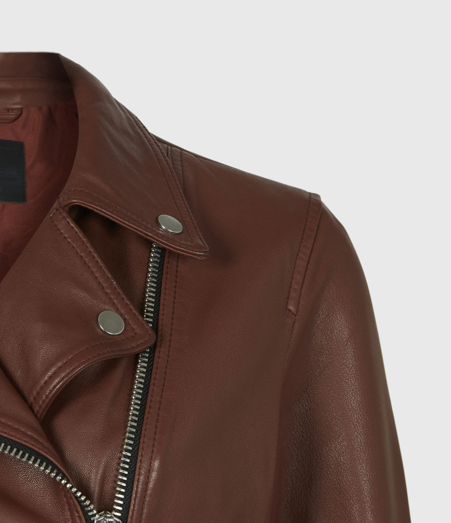 neve quilted leather biker jacket