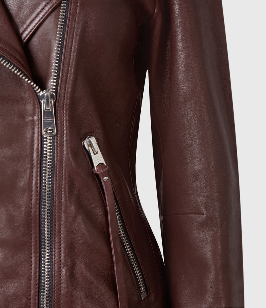 dalby leather biker jacket