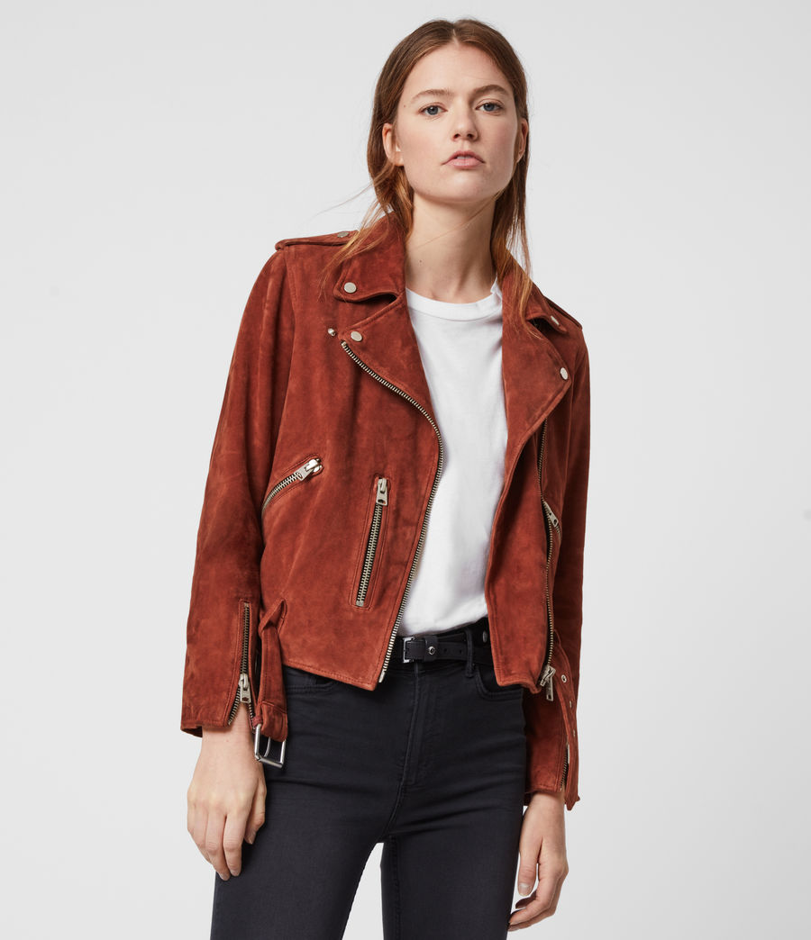 allsaints leather balfern biker jacket