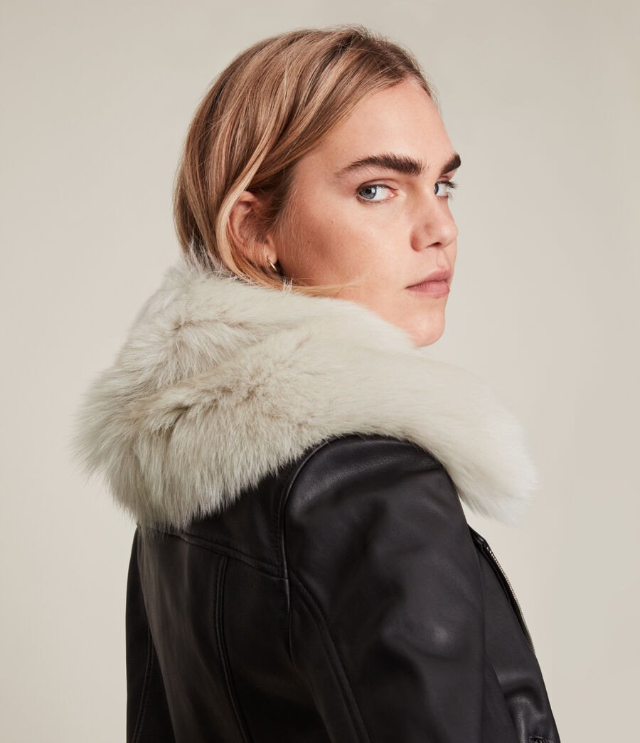 all saints luna shearling jacket