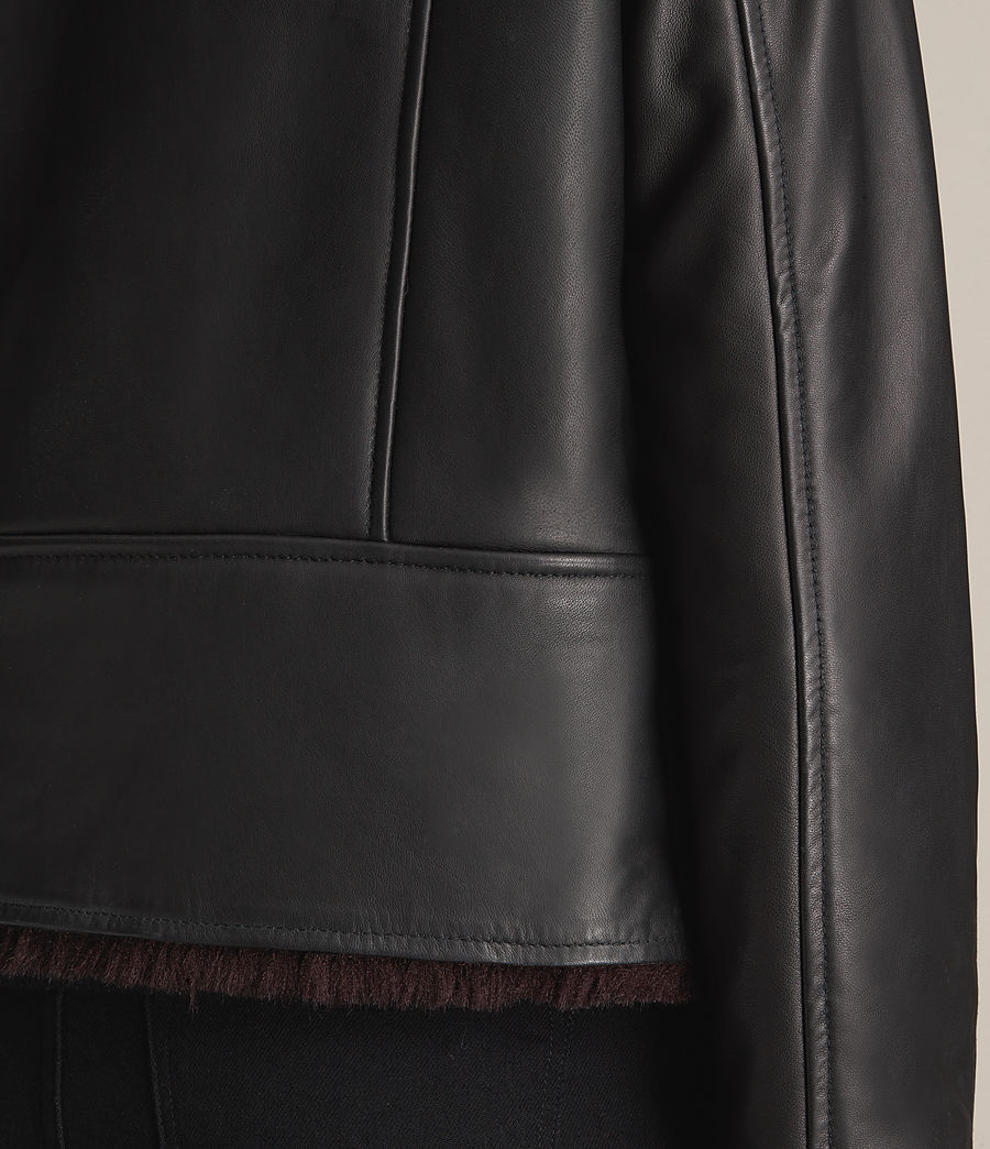 all saints higgens lux leather biker jacket