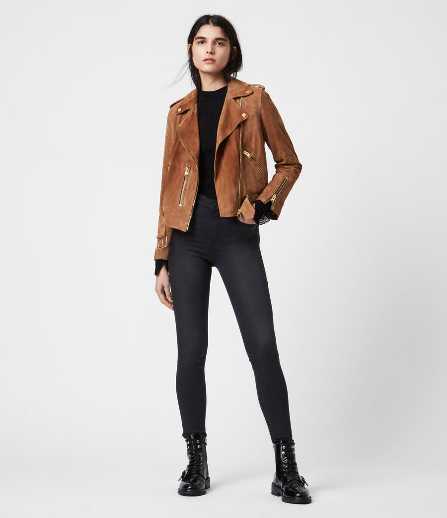 suede all saints jacket