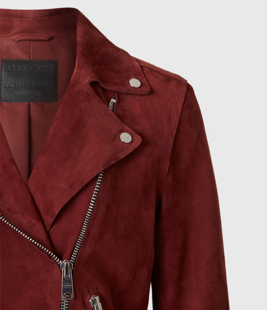 all saints dalby suede jacket