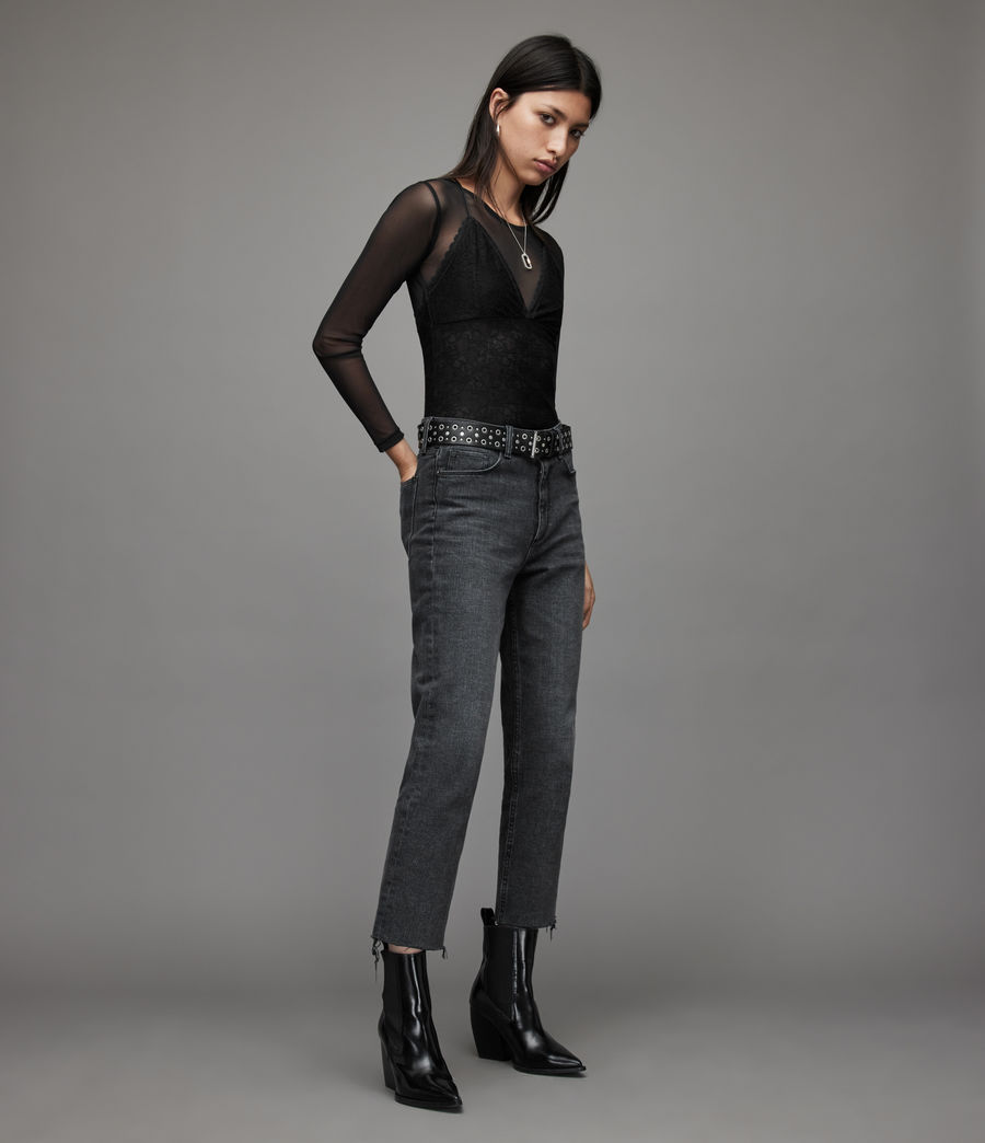 Damen Nyla Lace Bodysuit (black) - Image 5