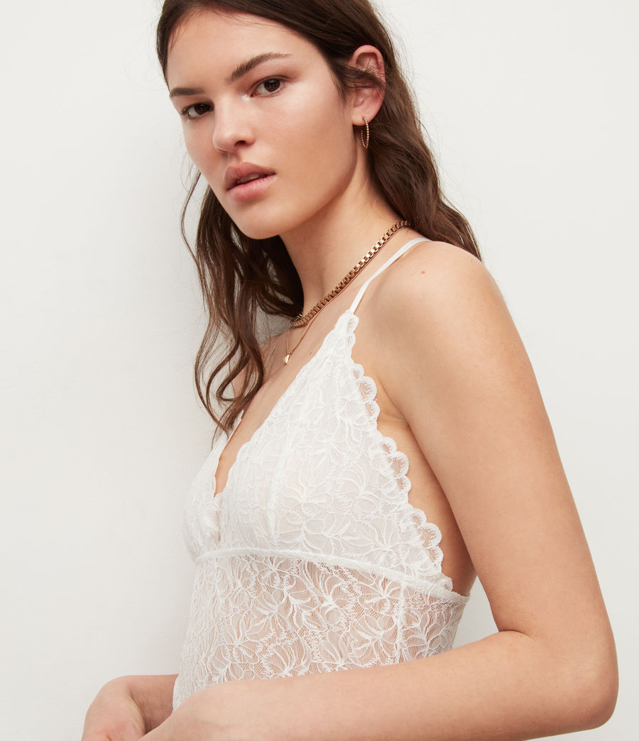 Womens Erity Lace Bodysuit (chalk_white) - Image 2