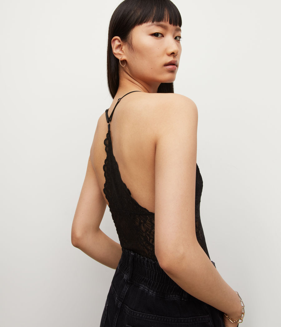 Women's Erity Lace Bodysuit (black) - Image 2