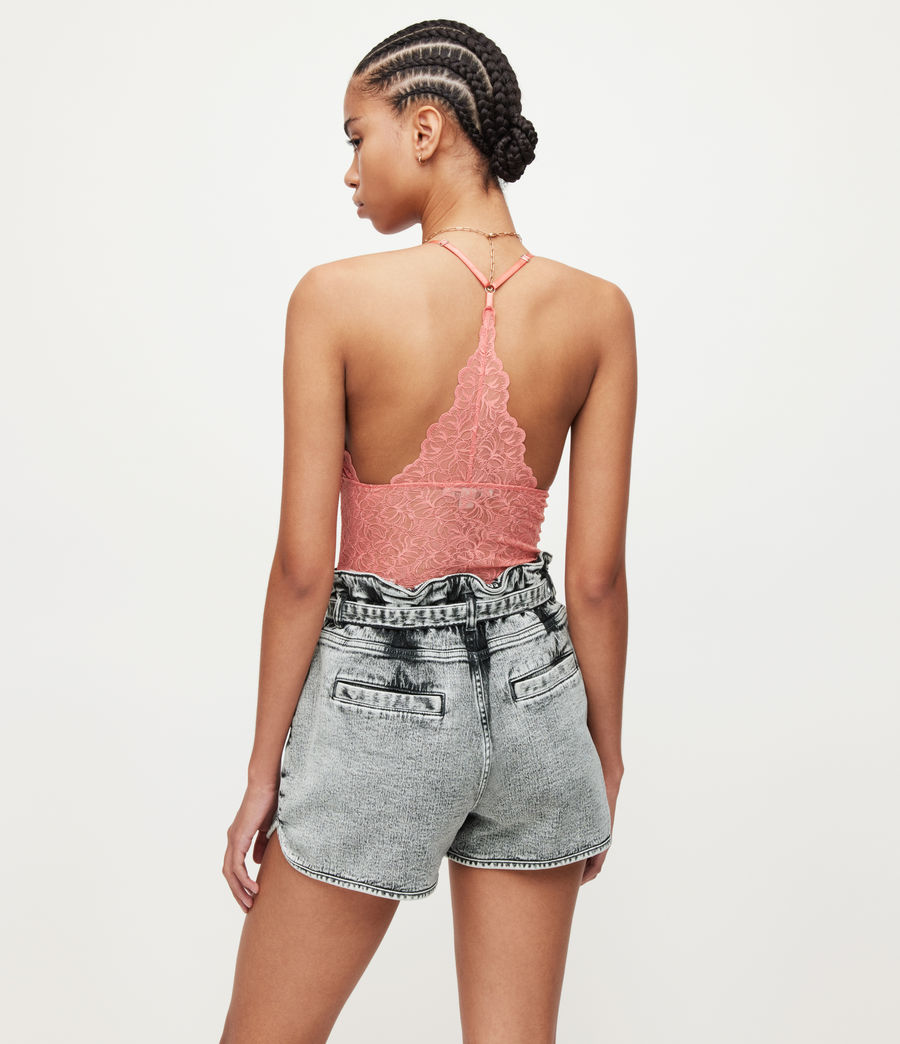 Women's Erity Lace Bodysuit (muted_rose) - Image 5