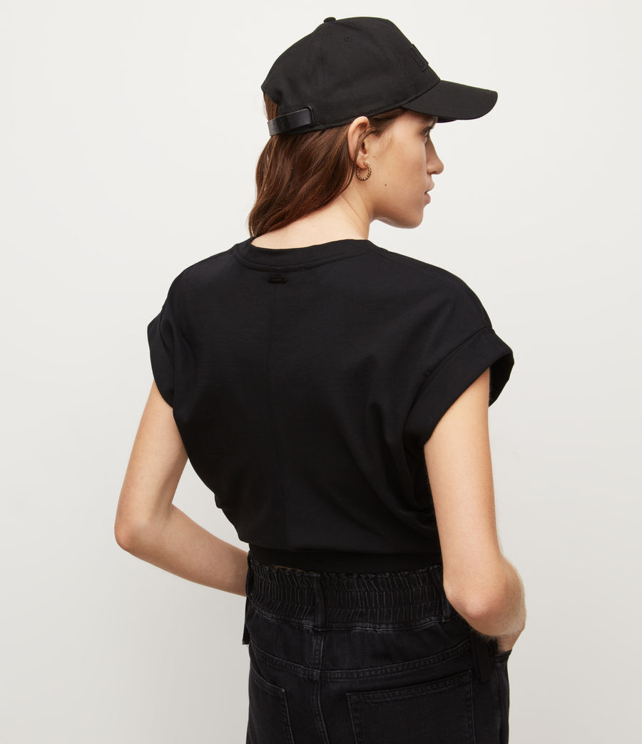Damen Mira T-Shirt (black) - Image 6