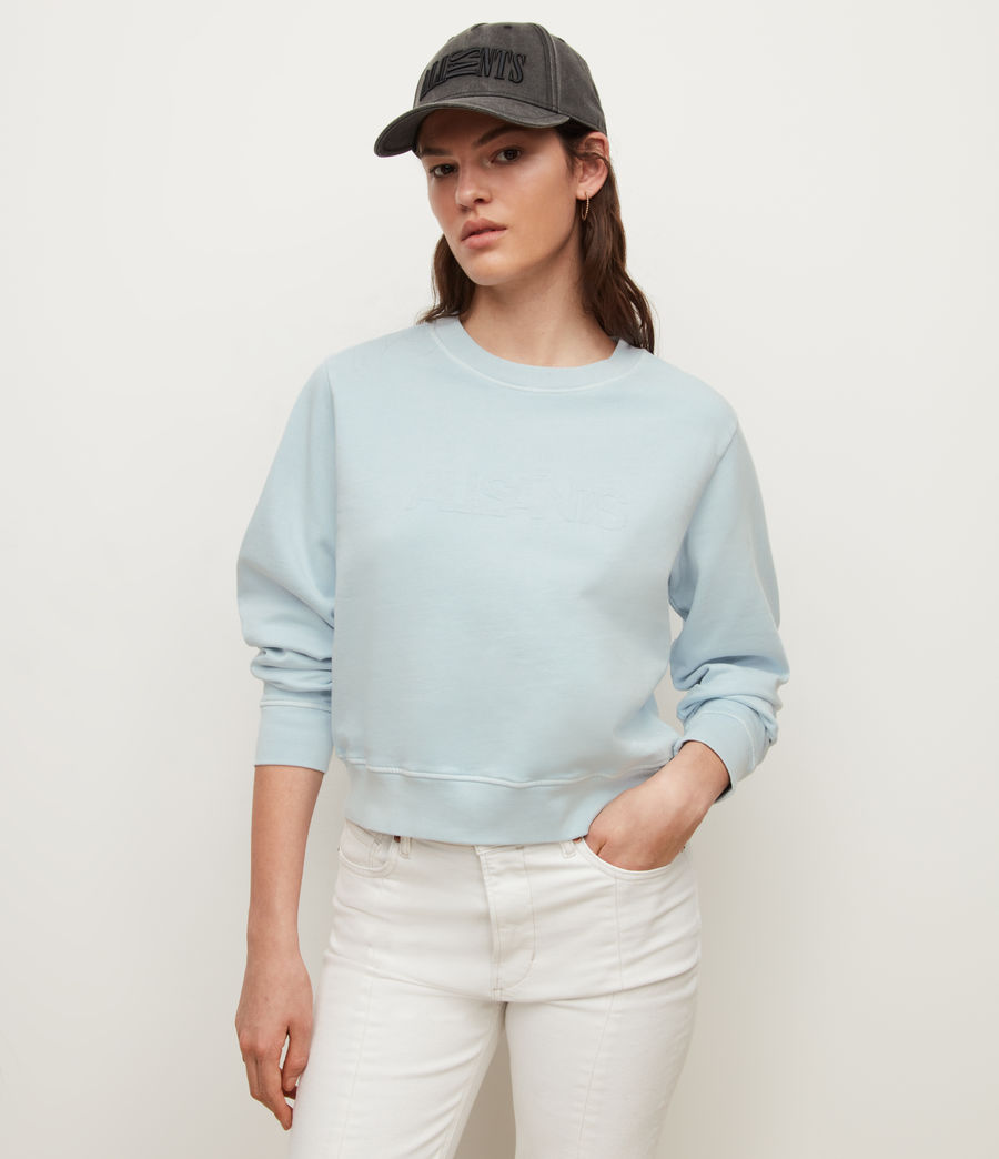 Women's Tessa Punch Sweatshirt (blue) - Image 3