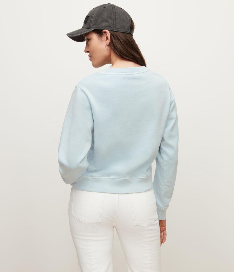Womens Tessa Punch Sweatshirt (blue) - Image 5