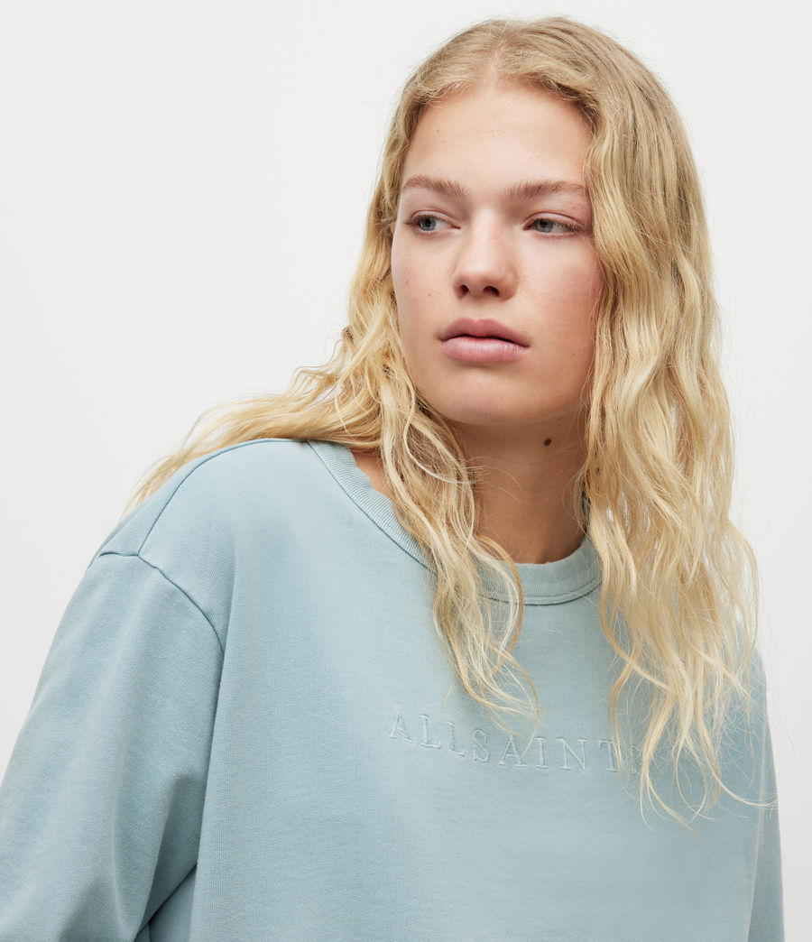 Womens Pippa Embroidered Sweatshirt (muted_rose) - Image 2