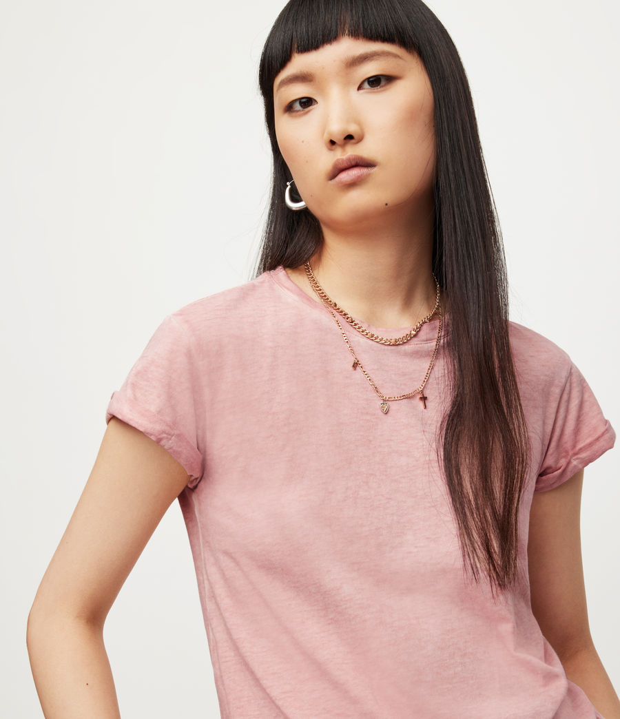 Damen Anna T-Shirt (cameo_pink) - Image 2
