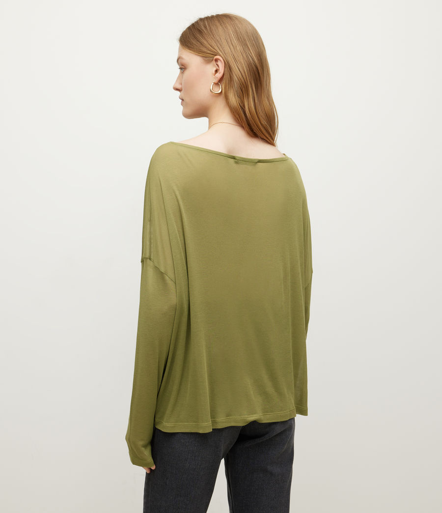 Womens Francesco Rita T-Shirt (olive_branch_green) - Image 5