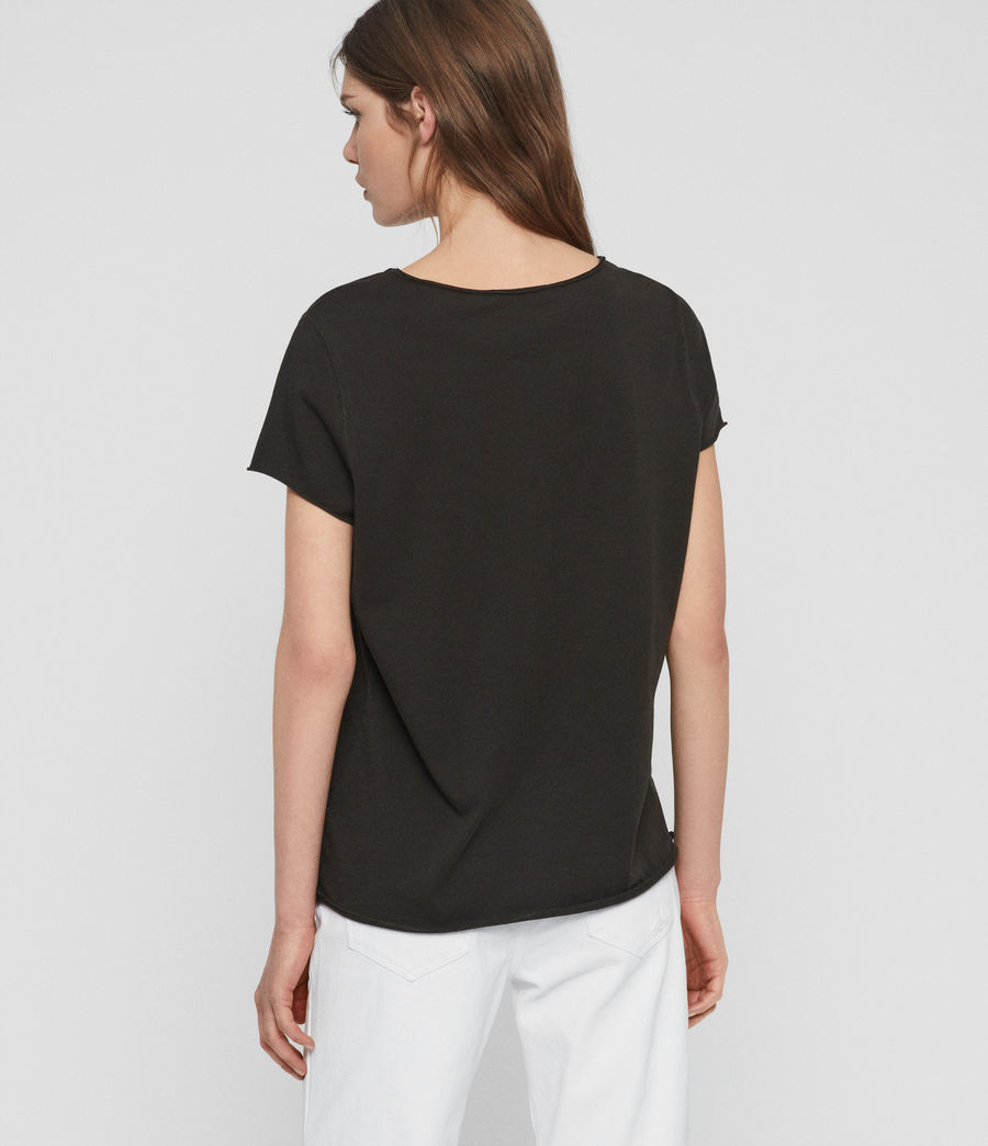 Women's Emelyn Tonic T-Shirt (washed_black) - Image 5