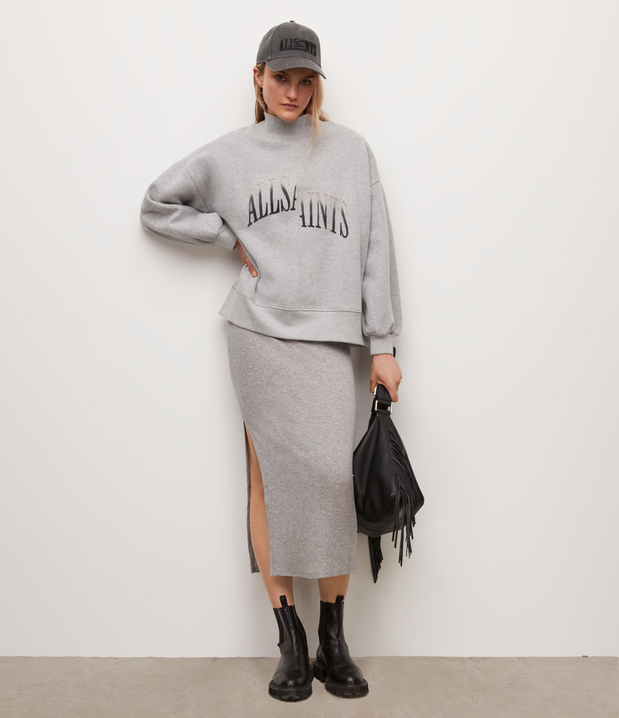 Women's Nevarra Pile Sweatshirt (grey_marl) - Image 2