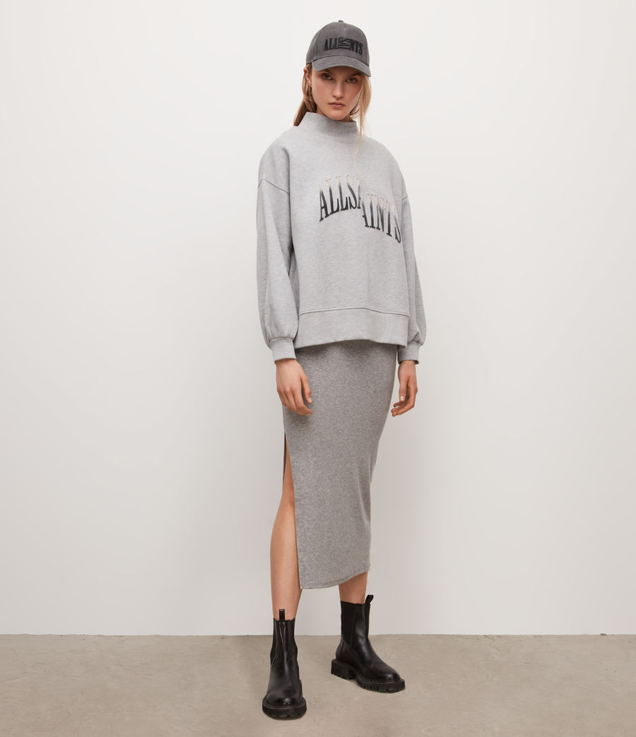 Women's Nevarra Pile Sweatshirt (grey_marl) - Image 3