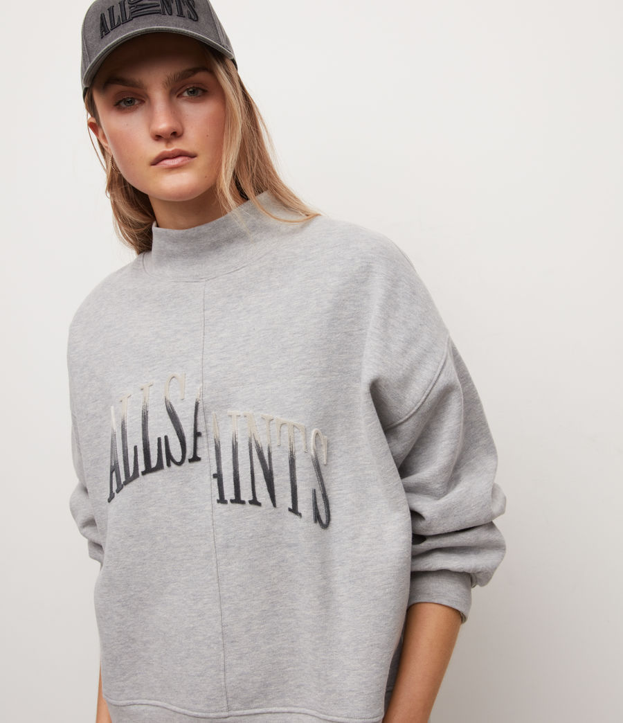 Women's Nevarra Pile Sweatshirt (grey_marl) - Image 5