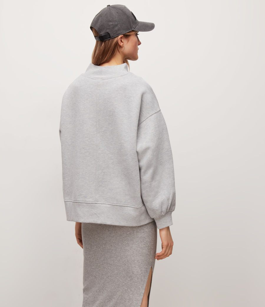 Women's Nevarra Pile Sweatshirt (grey_marl) - Image 6